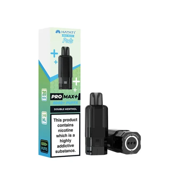 Hayati Pro Max Plus Double Menthol Prefilled Pod + Refill