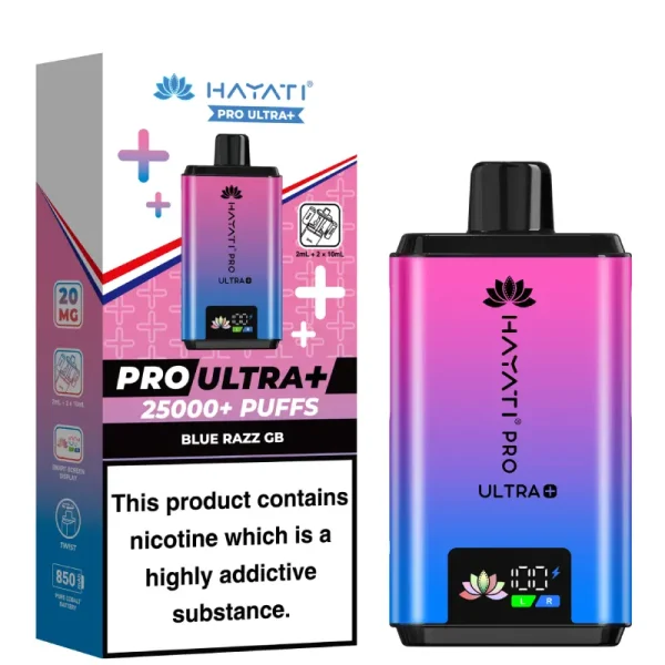 Hayati Pro Ultra Plus 25K Disposable Vape – 25,000 Puffs Dual-Flavour Pod Kit